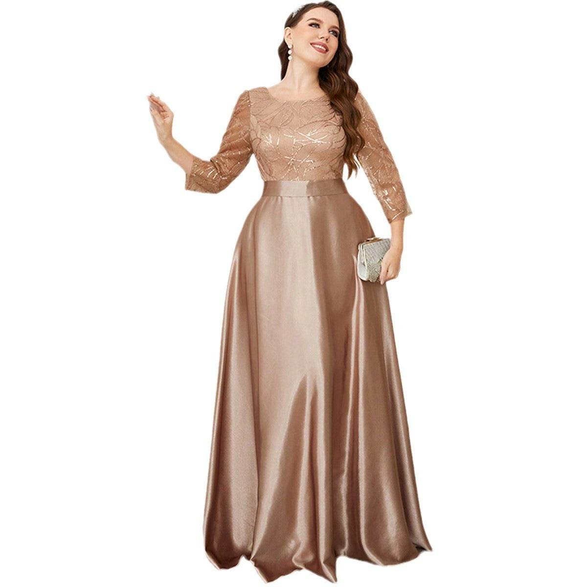 New Plus Size Temperament Party Dress - Velora