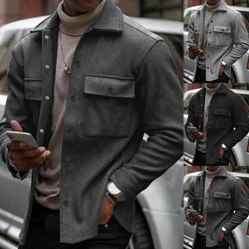 Men's Casual And Fashionable Slim Fit Jacket - Velora