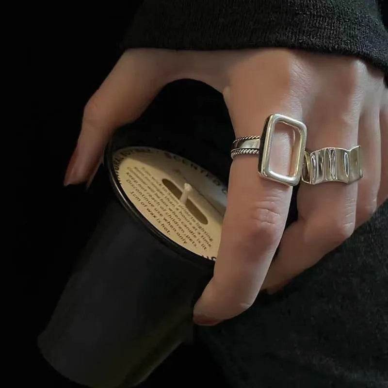 Cold Personalized Opening Student Temperamental Ring - Velora