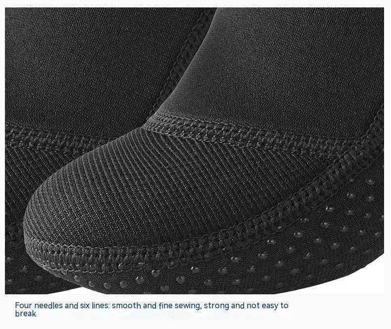 3mm Diving Cold-proof Warm Wear-resistant Non-slip Swimming Snorkeling Surfing Beach Socks - Velora
