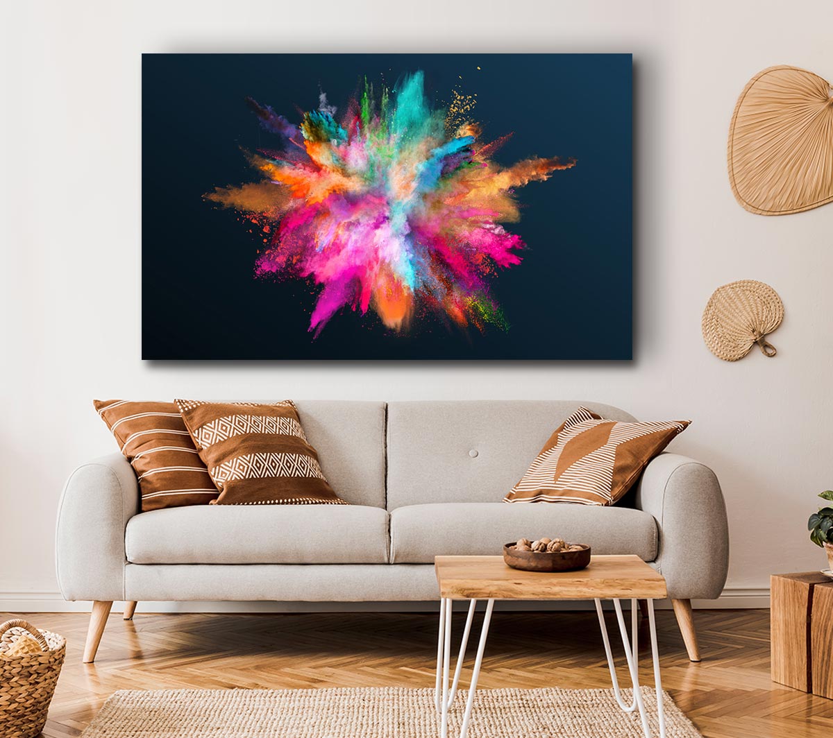 Explosion Of Paint Rainbow - Velora Luxury Fashion