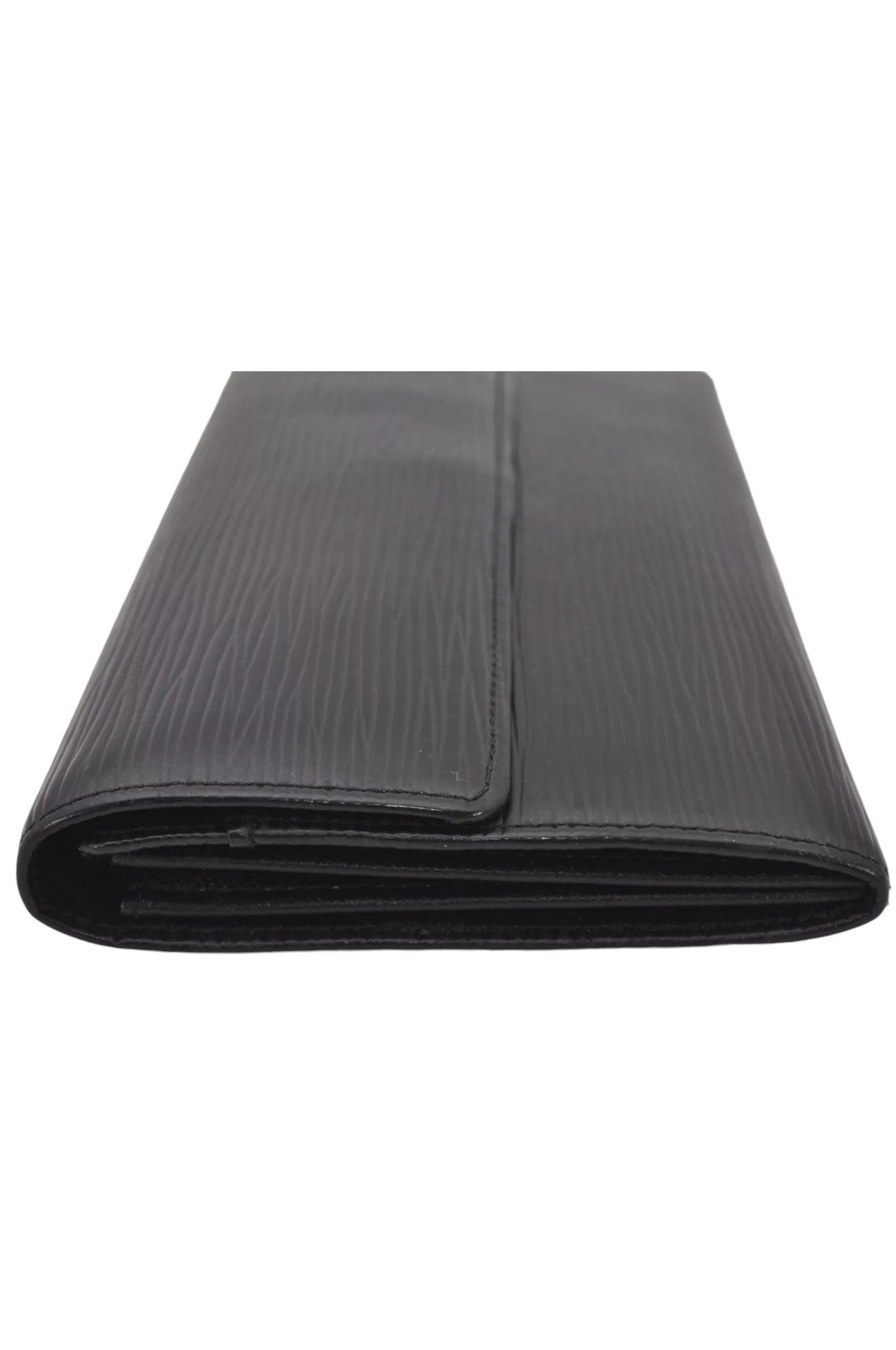 Louis Vuitton Epi Pochette Porte Monnaie Credit Wallet M63572 Black 8020K - Velora