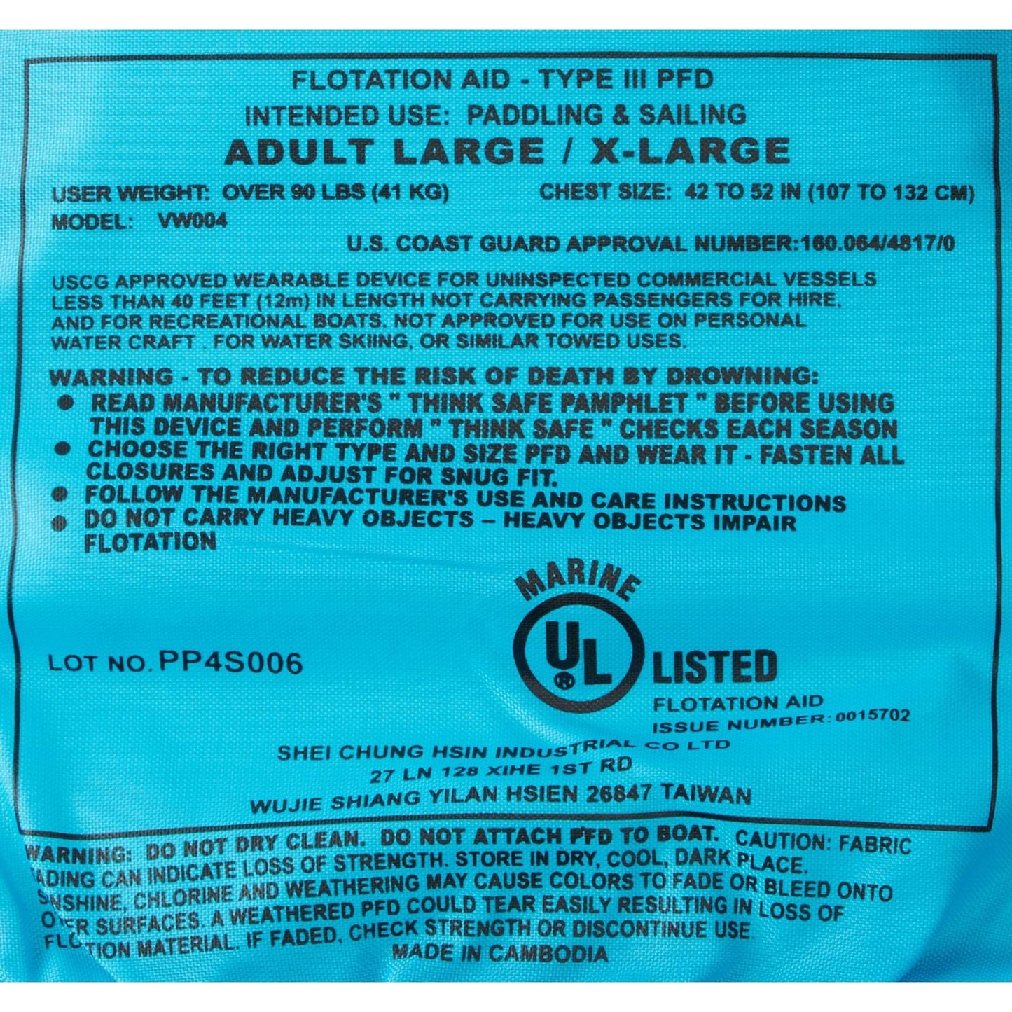 NRS Unisex Vapor PFD's - Velora