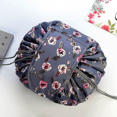 Animal Printing Large Capacity Drawstring Lazy Cosmetic Storage Bag - Velora
