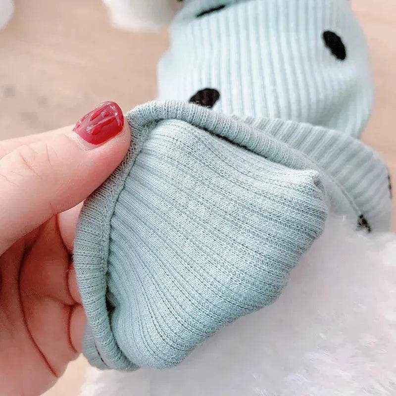 Fleece Turtleneck Shirt for Pets Dog Cat apparels for Fall and Winter - Velora