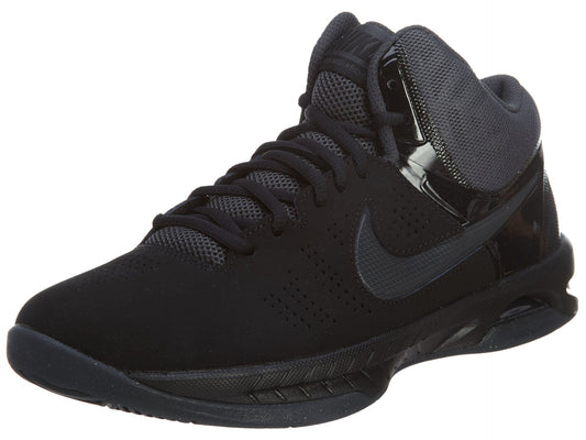 Nike Mens Air Visi Pro VI Black Nubuck Basketball Sneakers - 10M