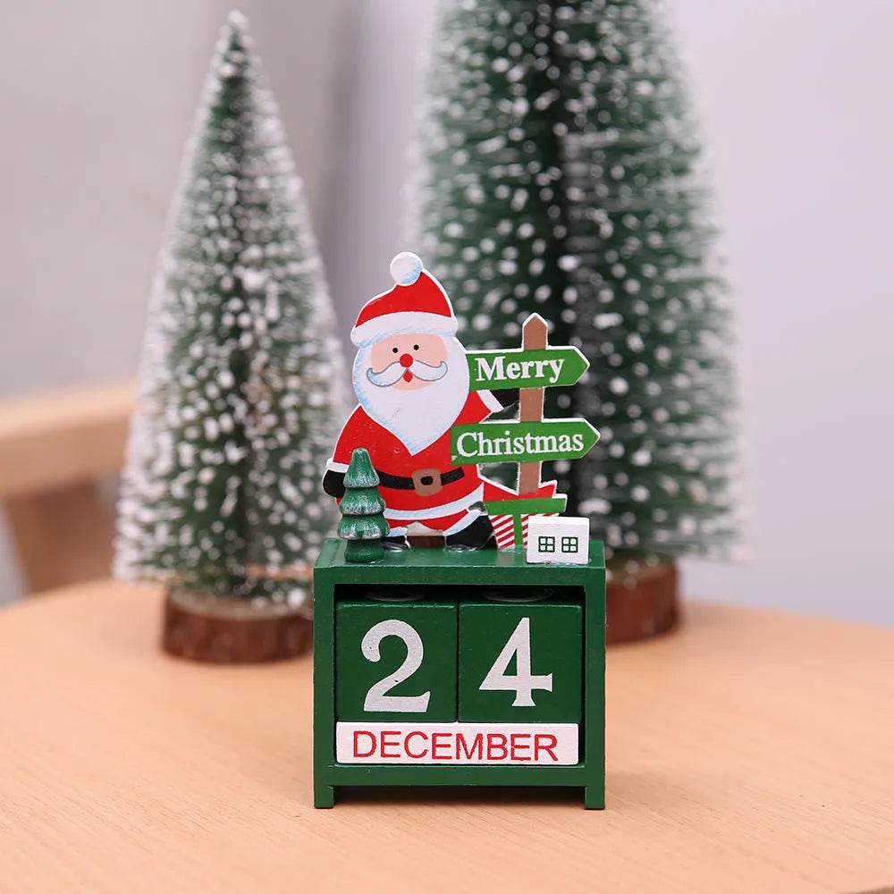 Christmas wooden calendar decorations - Velora