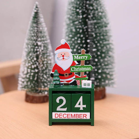 Christmas wooden calendar decorations - Velora