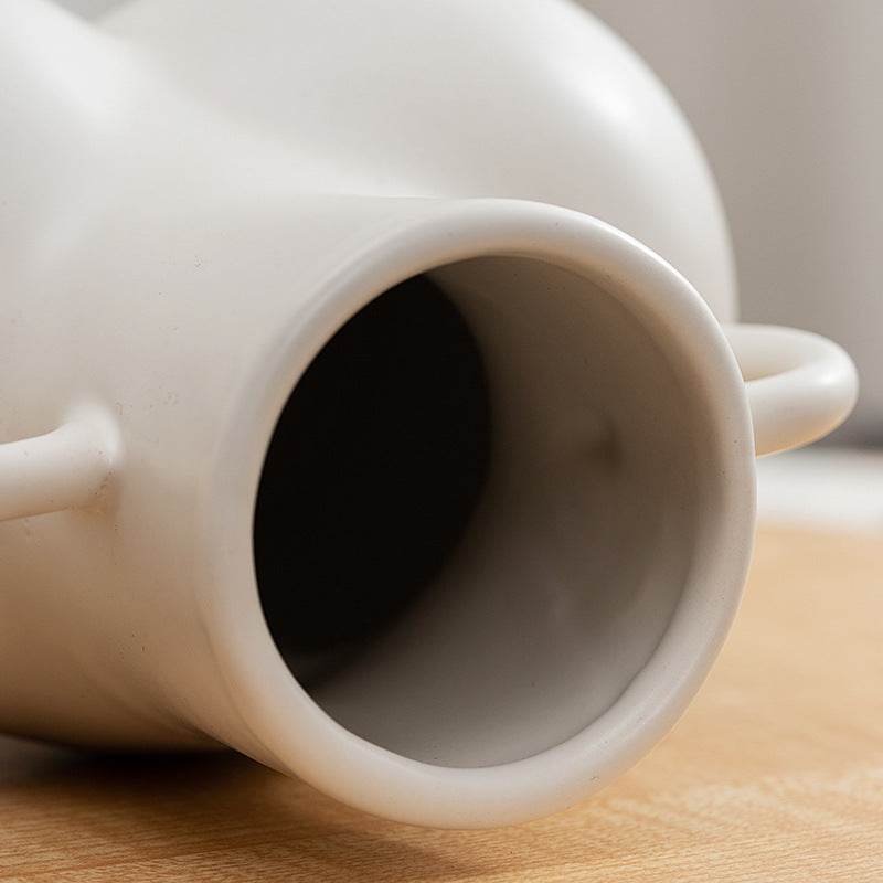 Artificial human body art dry flower vase - Velora