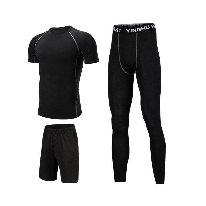 Compression Sport Fitness Workout Gym Outfit 7pcs set for men - Velora