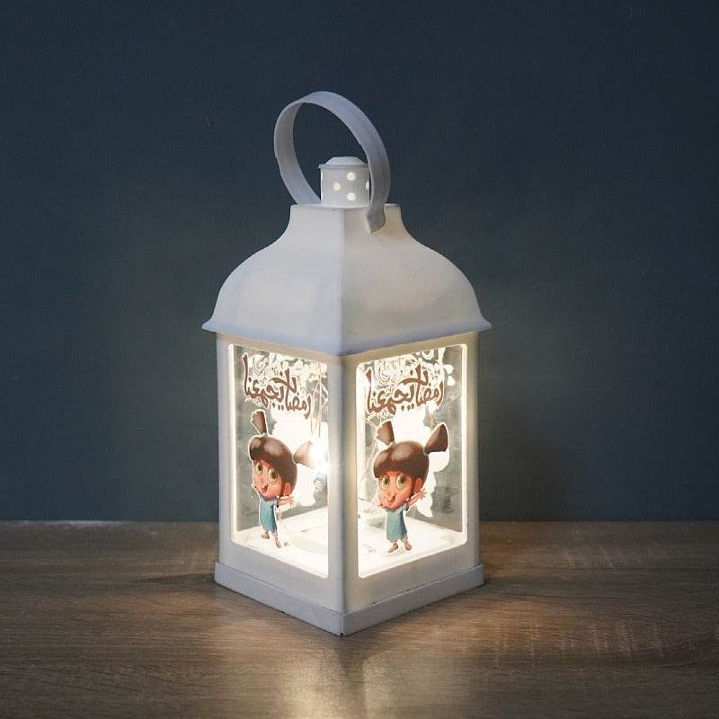 Wind Lantern Plastic Decoration For Eid Mubarak Ornament - Velora