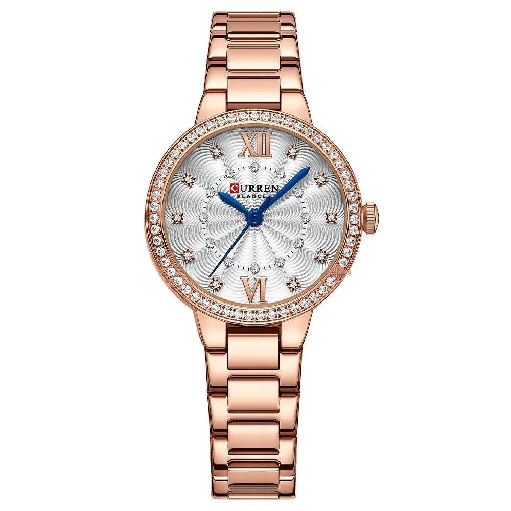 Fashion Casual Steel Strap Women's Watch - Velora