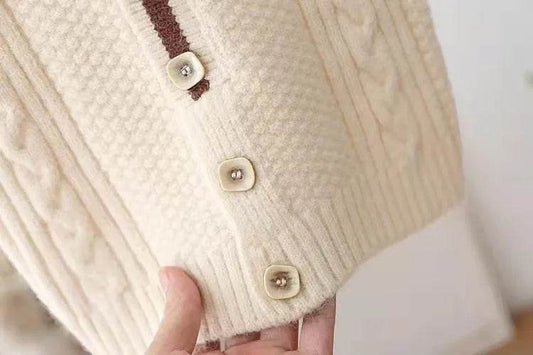 Children Knitted Chunky Sweater Outwear Vest kids - Velora