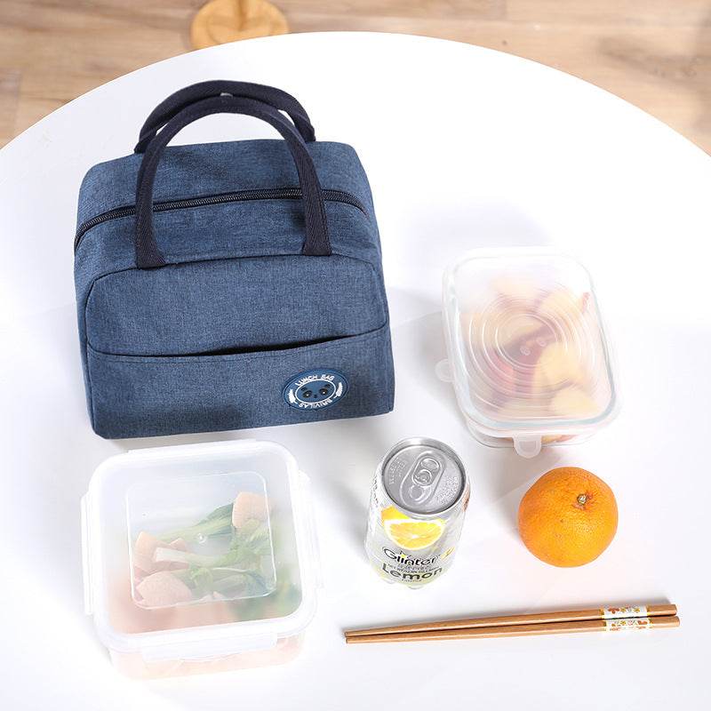 Oxford Cloth Lunch Box Bag with Aluminum Foil Insulation Layer - Velora