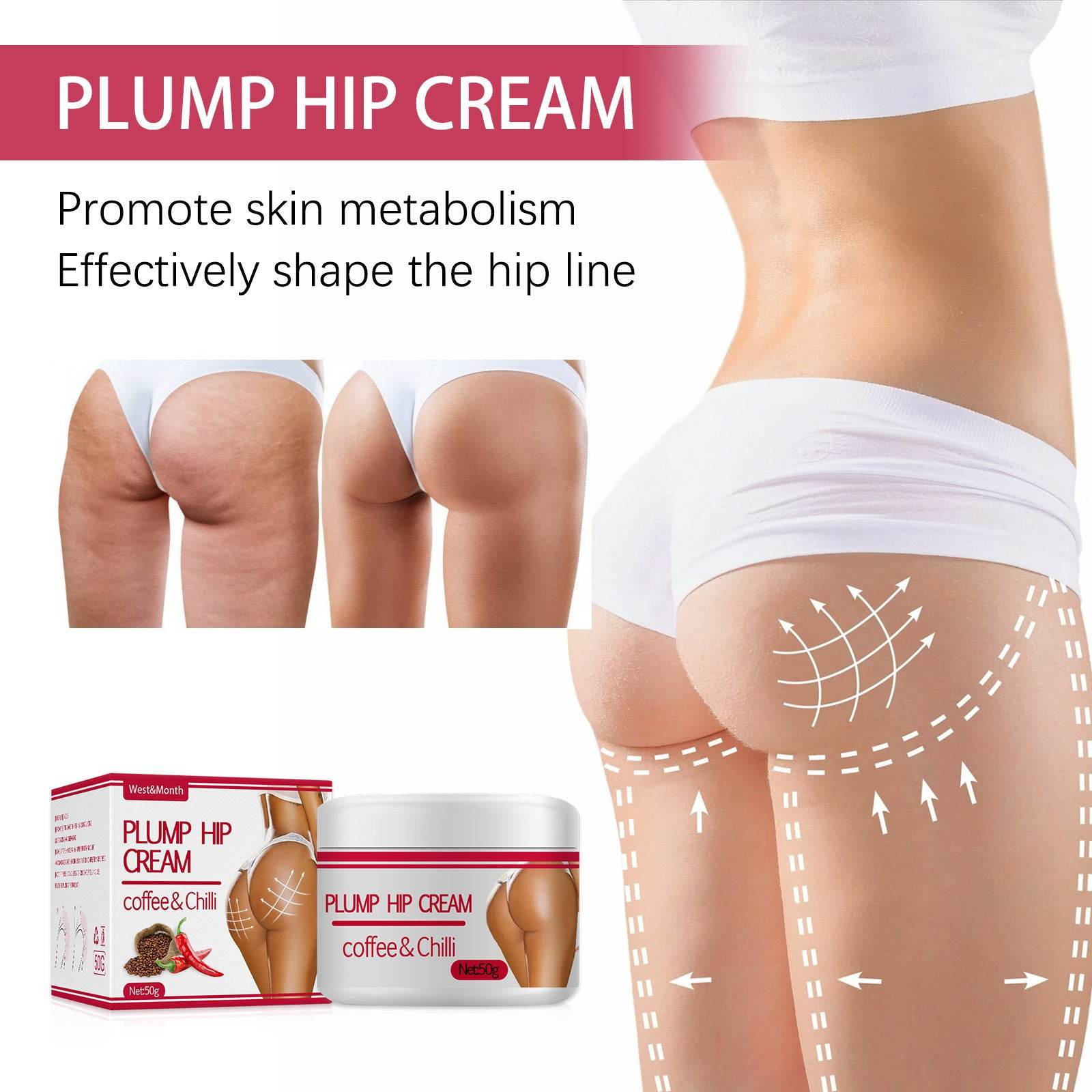Plump Buttock Cream Lifts And Tightens Buttocks - Velora