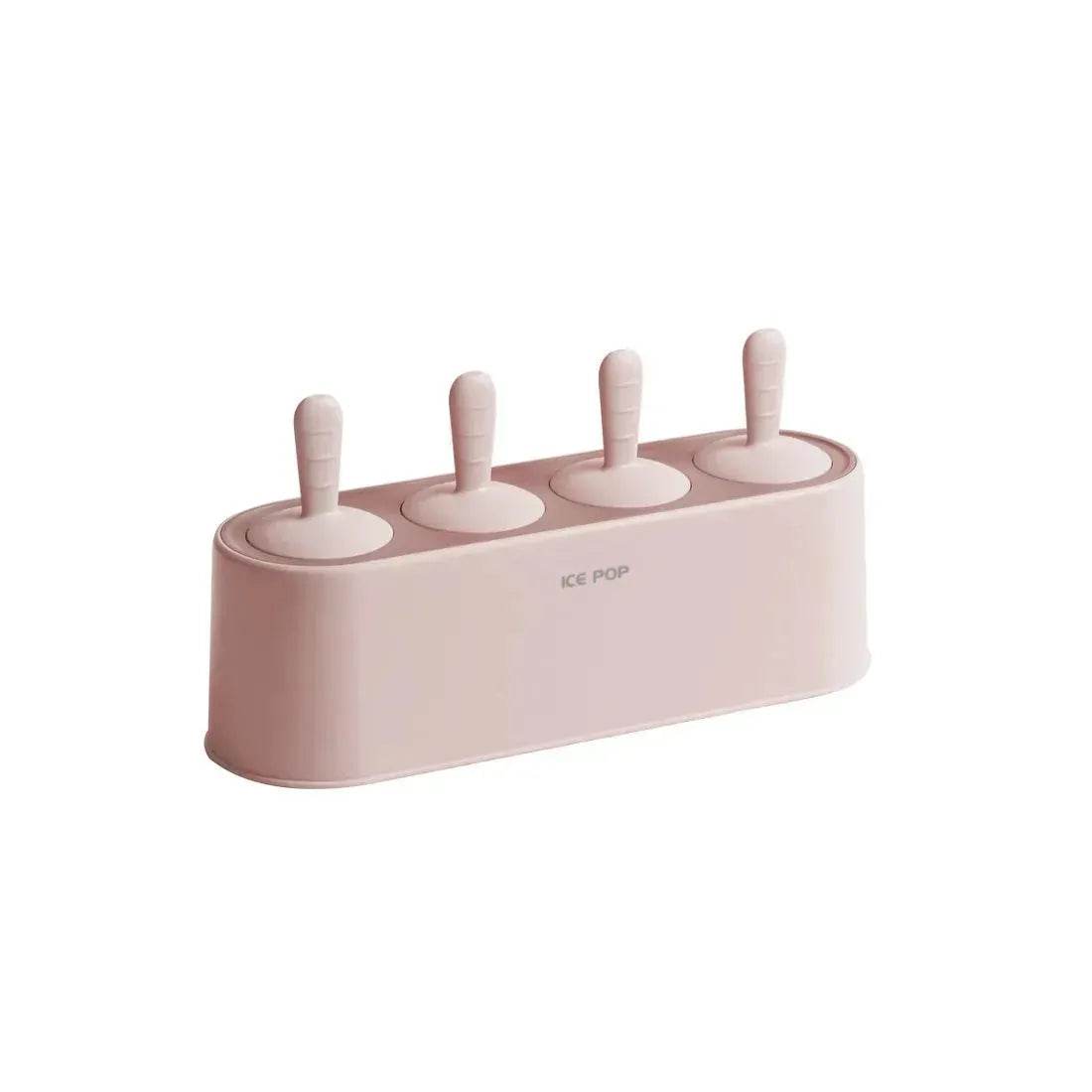 4 Cavities Reusable Silicone Popsicle Mold Maker DIY ice cream mold - Velora