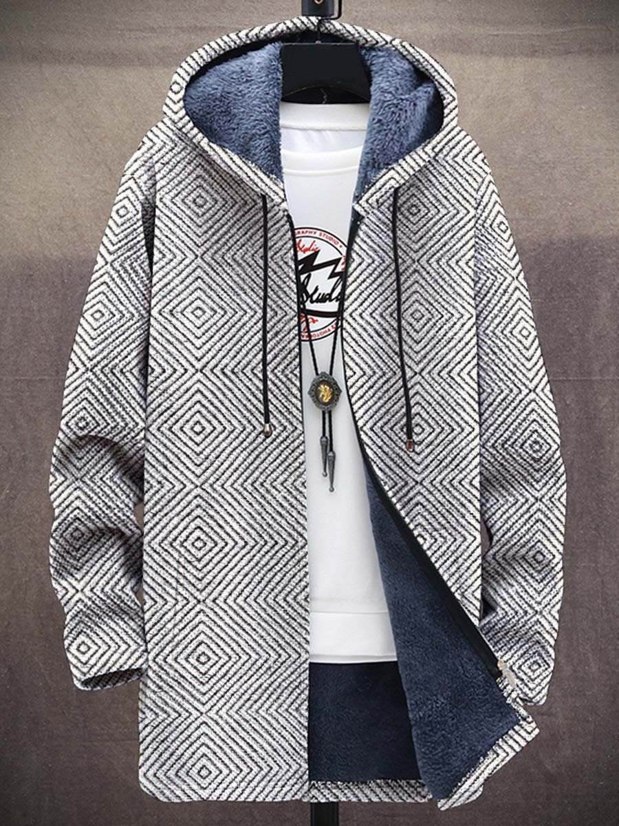 Men's Zipper Hooded Cardigan Cotton-padded Jacket - Velora