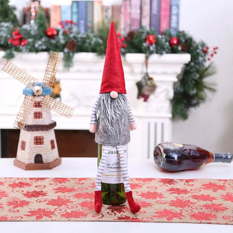 Christmas Decorations Christmas Wine Bottle Socks - Velora