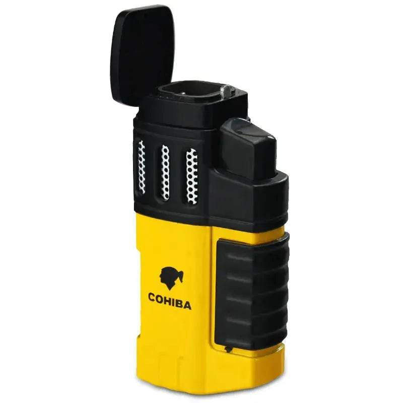 COHBA Portable Cigar Lighter 4 Rushes High Firepower - Velora