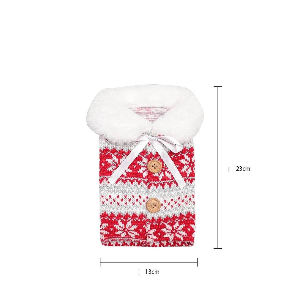 Christmas Decorations Christmas Wine Bottle Socks - Velora