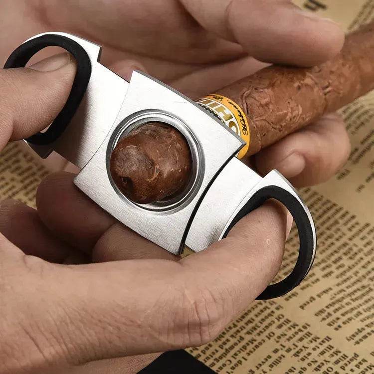 Portable Stainless Steel Cigar Cutter - Velora