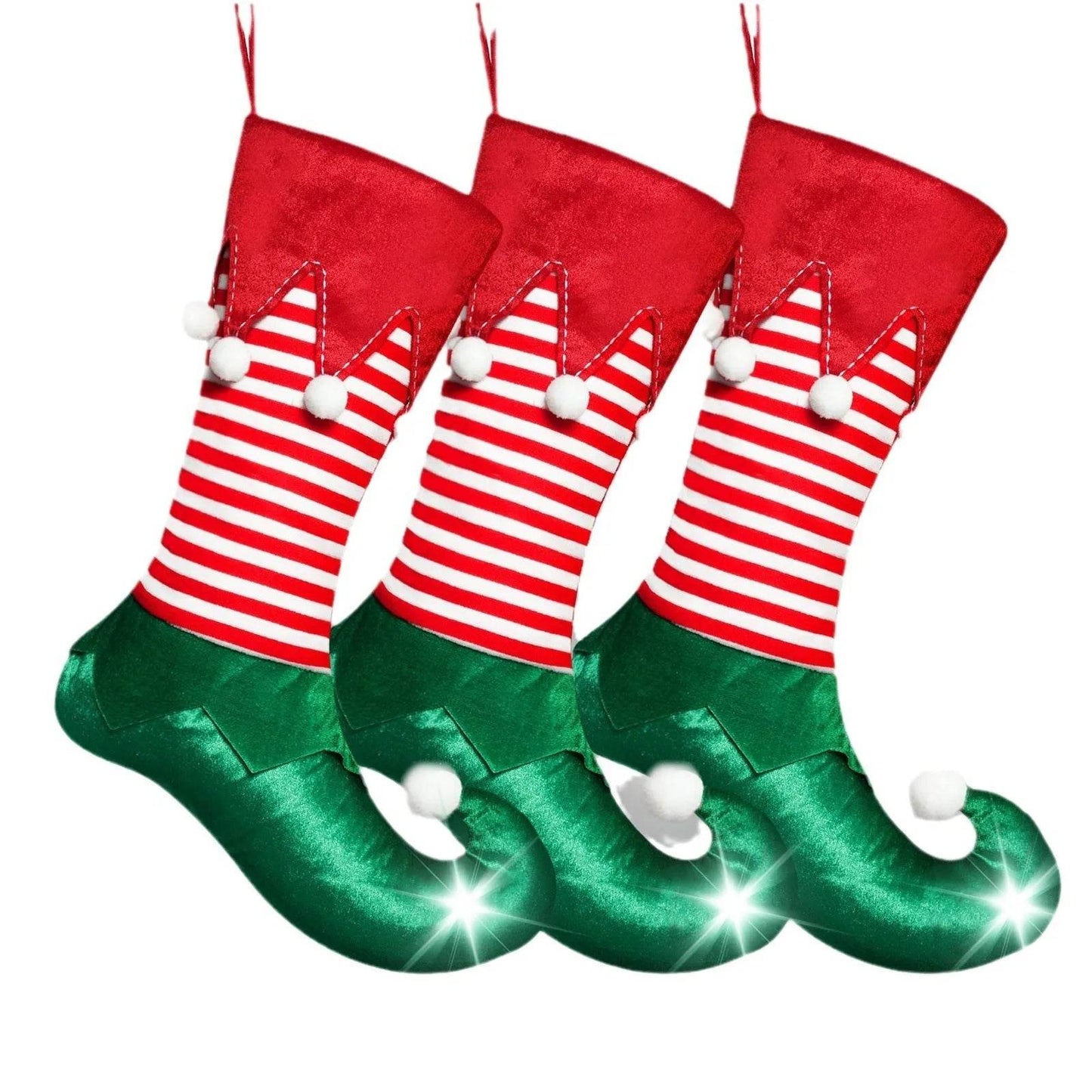 Christmas Decorations Elf Christmas Stockings Gift Bag - Velora
