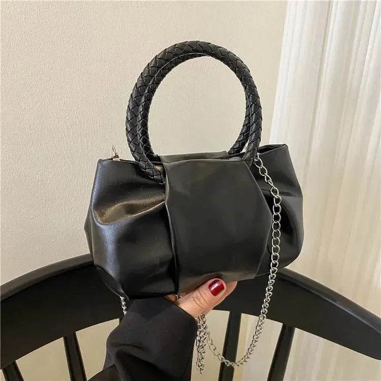 Portable Fashion Cloud Underarm Handbag Chain Crossbody Bag - Velora