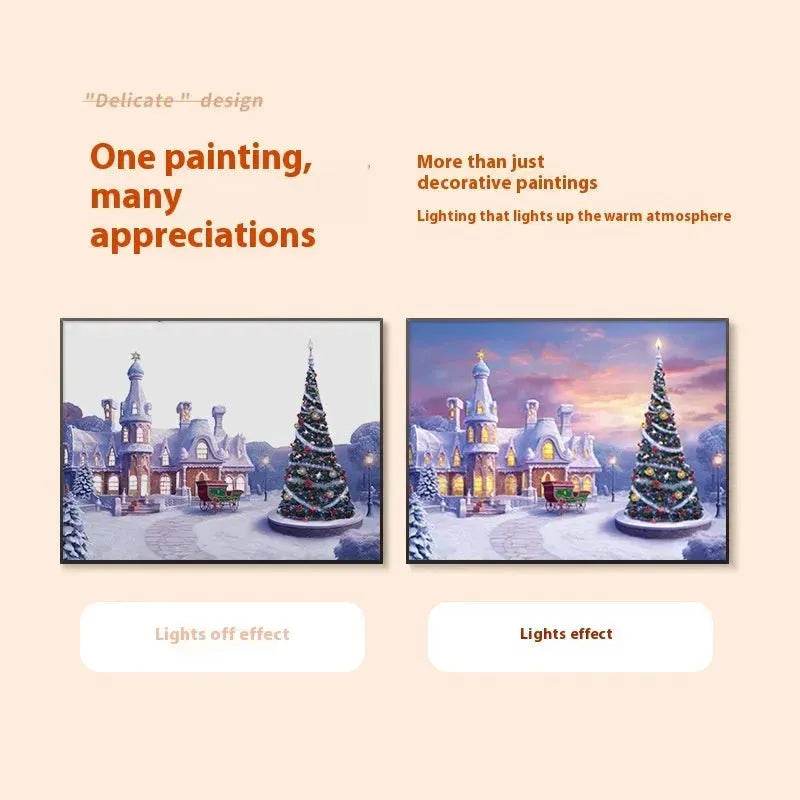 Christmas Luminous Painting Bluetooth speaker integrated gift idea - Velora