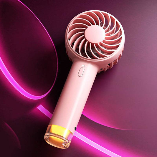 Mini Handheld Fan Cooling Fans For Home Office Travel Outdoor And Camping A Battery Operated Small Fan - Velora