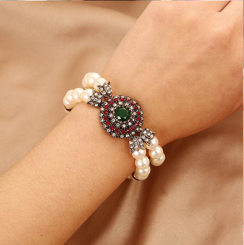 Luxury pearl bracelet - Velora