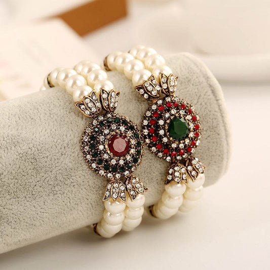 Luxury pearl bracelet - Velora