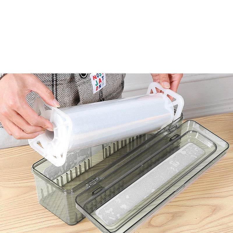 Food PE Large Roll Boxed Plastic Wrap Cutter Cling Film Wrapper - Velora