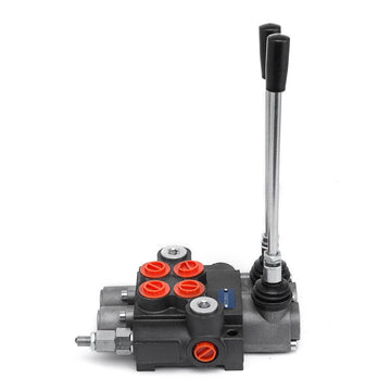Hydraulic Valve 2 Spool Hydraulic Directional Control Valve 11gpm Hydraulic Control Valve Double Acting For Tractors Loaders Tanks
