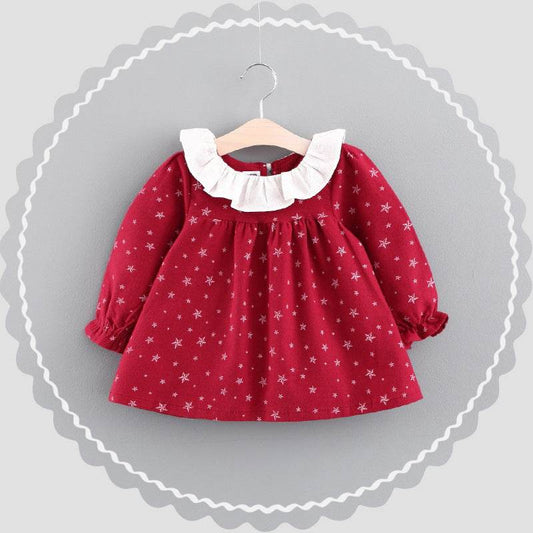 Online Shop Girl Dress, Autumn Baby Clothes, Korean Baby Princess Skirt Factory Wholesale - Velora