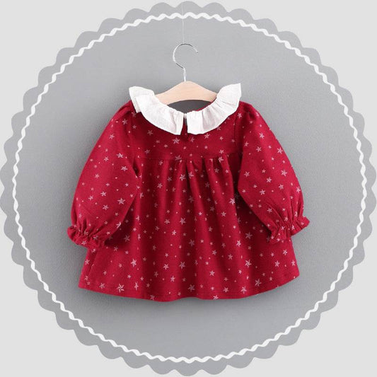Online Shop Girl Dress, Autumn Baby Clothes, Korean Baby Princess Skirt Factory Wholesale - Velora