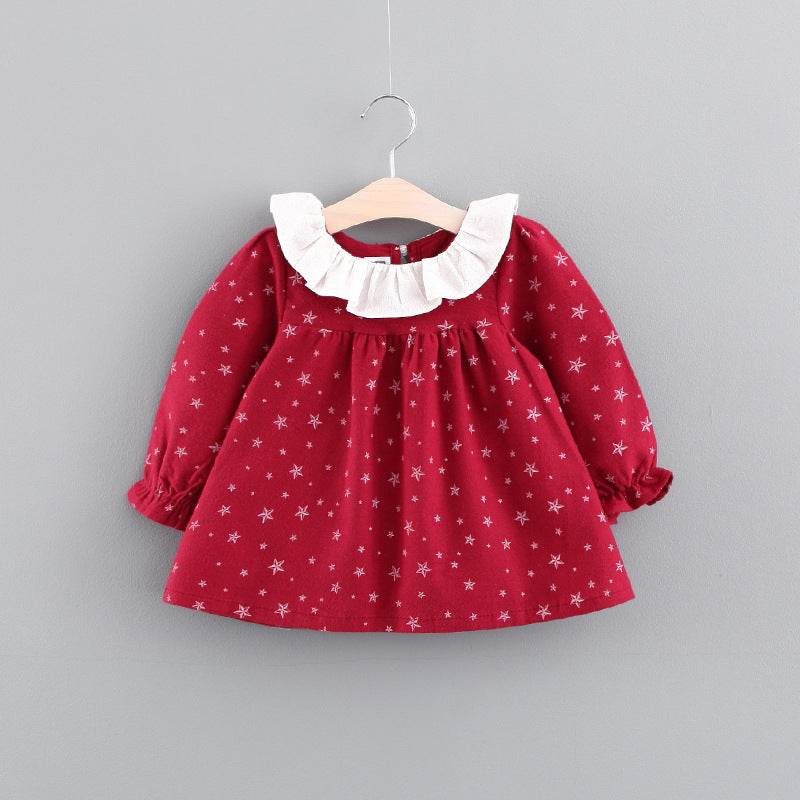 Online Shop Girl Dress, Autumn Baby Clothes, Korean Baby Princess Skirt Factory Wholesale - Velora