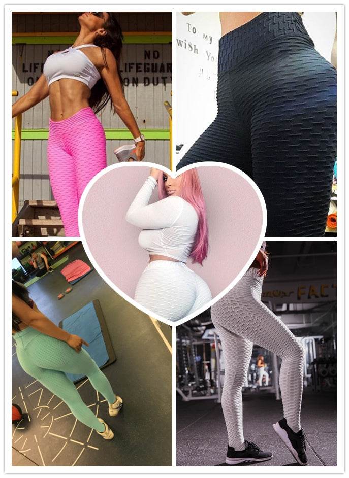 Booty Lifting Anti Cellulite Scrunch Leggings Without Pocket - Velora
