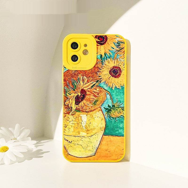 Sunflower silicone IPhone14 Case women - Velora