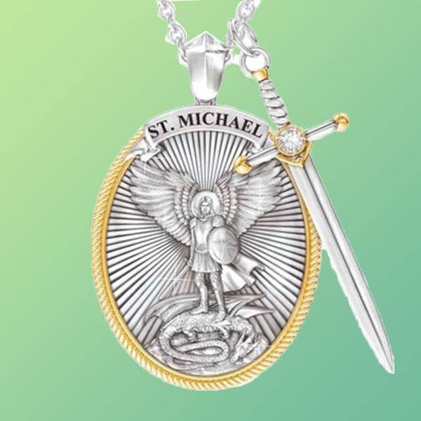 Protection Shield Western Mythology Faith Necklace - Velora