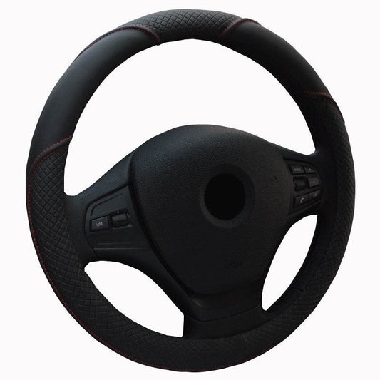 New Four Seasons Four Seasons Universal Ice Silk Non-Slip Car Steering Wheel Cover Braid Interior Car Accessories - Velora