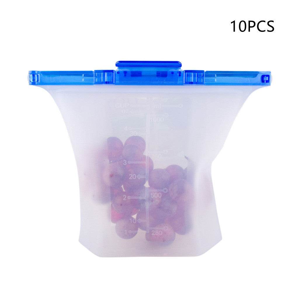 Kitchen Refrigerator Silicone Food Storage Bag - Velora