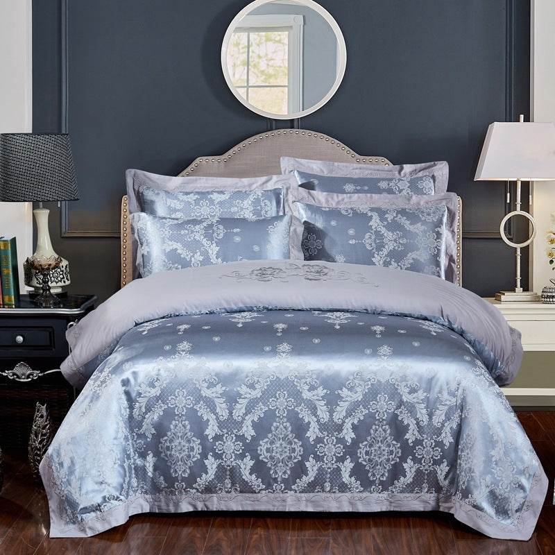 Four sets of embroidery silk and cotton jacquard - Velora