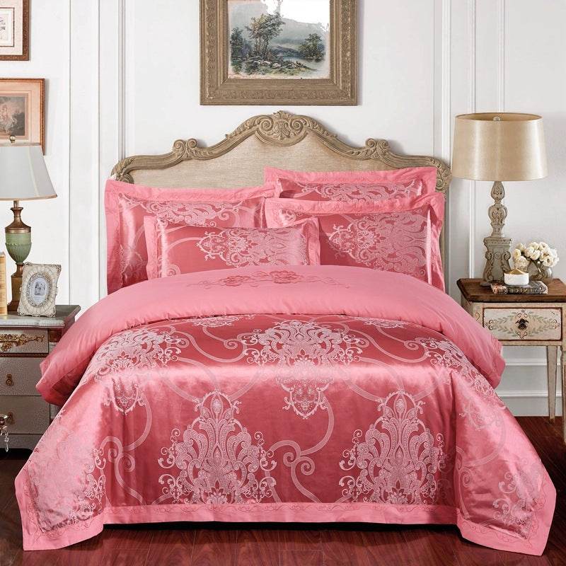 Four sets of embroidery silk and cotton jacquard - Velora
