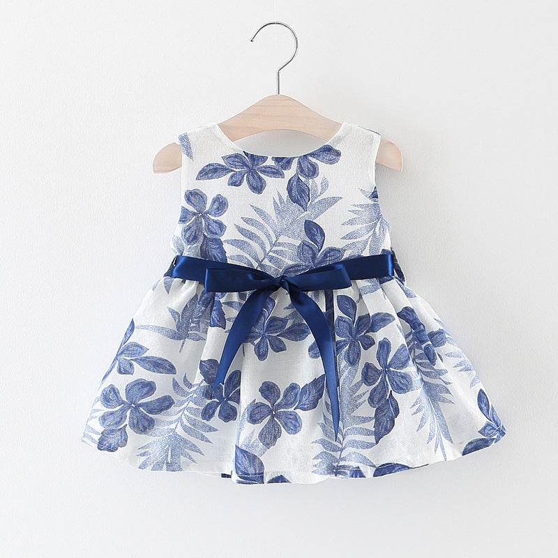 Children's wear, summer new baby dress, baby girl, Chinese Wind Vest, skirt tide - Velora