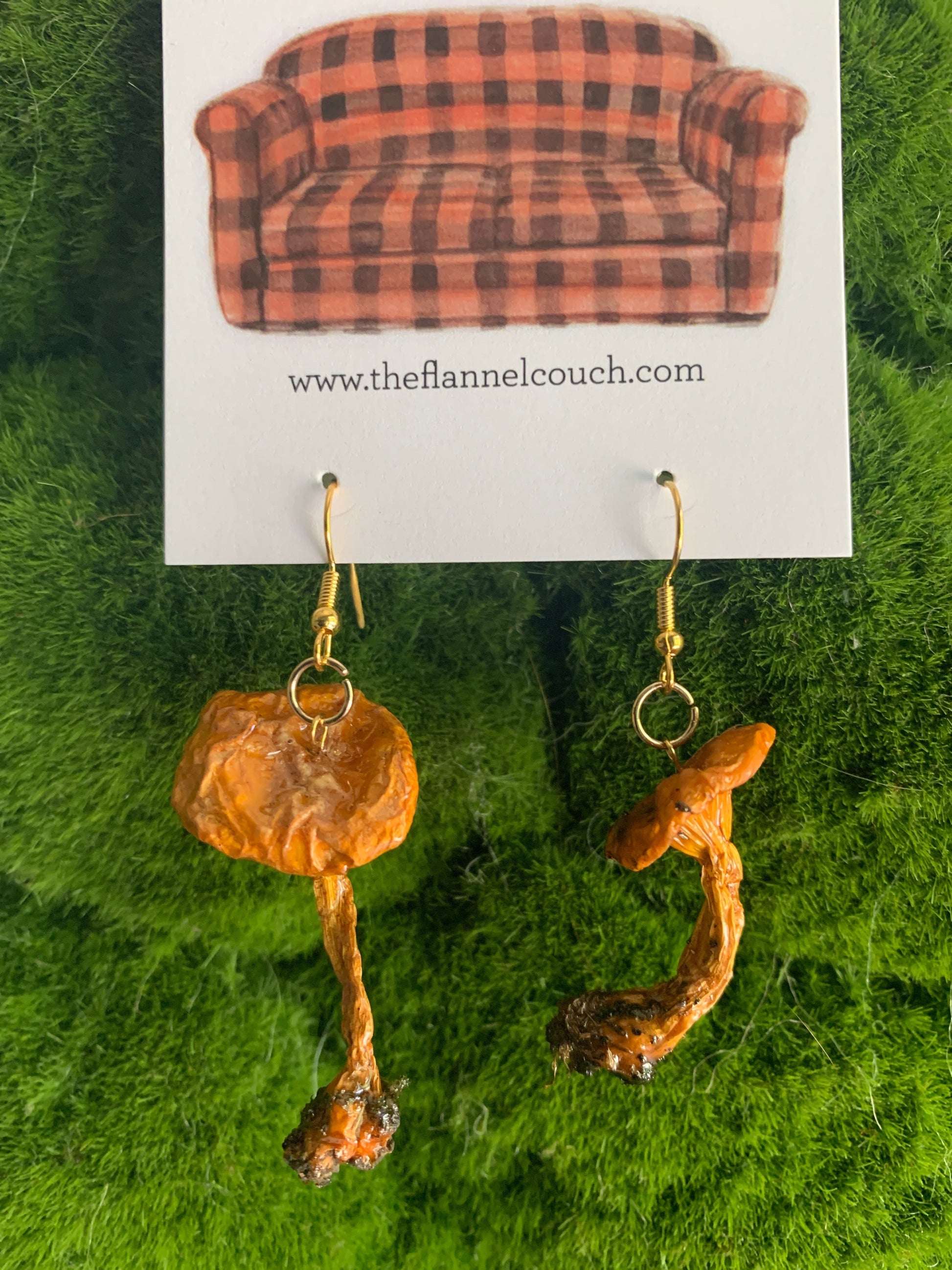 Wild Ontario Mushrooms Earrings www.Shopthatapp.com