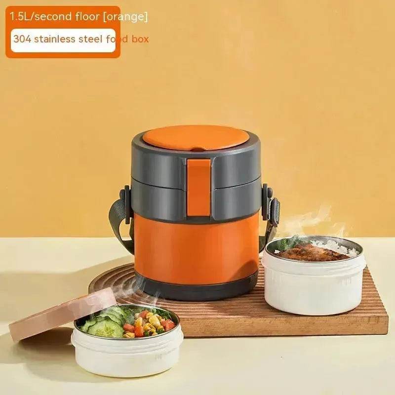 304 Stainless Steel Large Capacity Vacuum Thermal Insulated Lunch Box - Velora