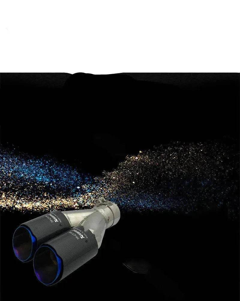 Y Model Compatible For Remus Exhaust Pipe Tip Muffler Tips Carbon Fiber Stainless Steel Dual Outlet Tails Throat Rear Nozzle - Velora