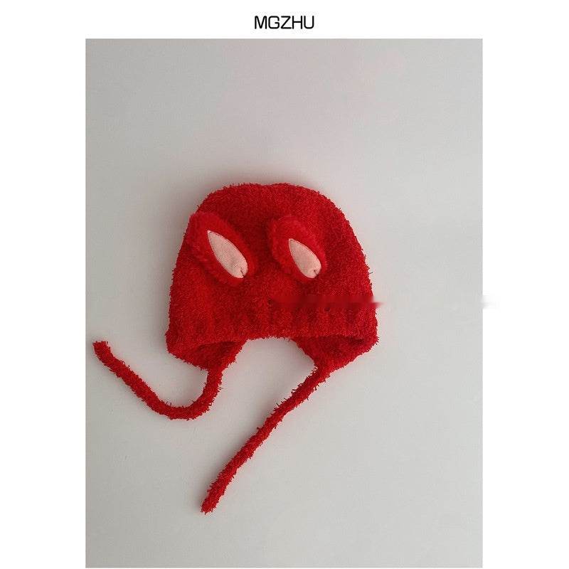Baby Hat Autumn And Winter Thickening Knitted Hat - Velora