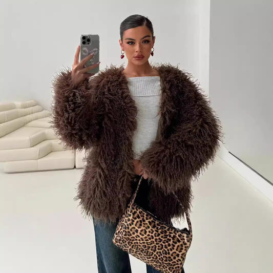 Coat Faux Fur Jacket