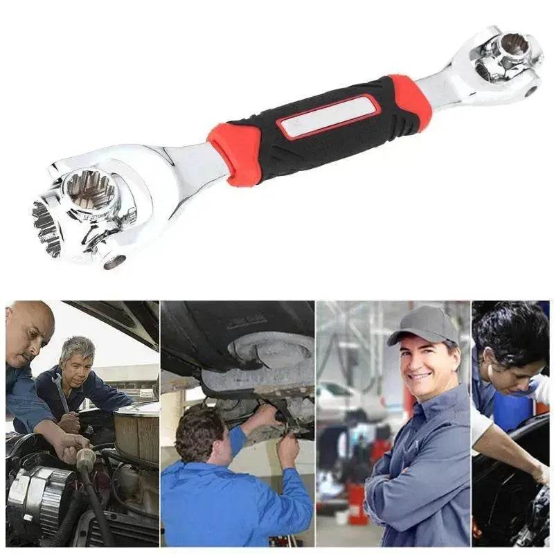 48-In-1 8-In-1 360-Degree Rotating Multifunctional Socket Wrench - Velora